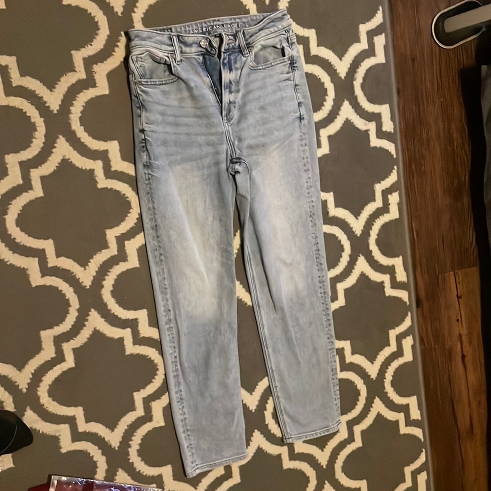 American Eagle No Rip Boyfriend Jeans, Size 2, Stretch